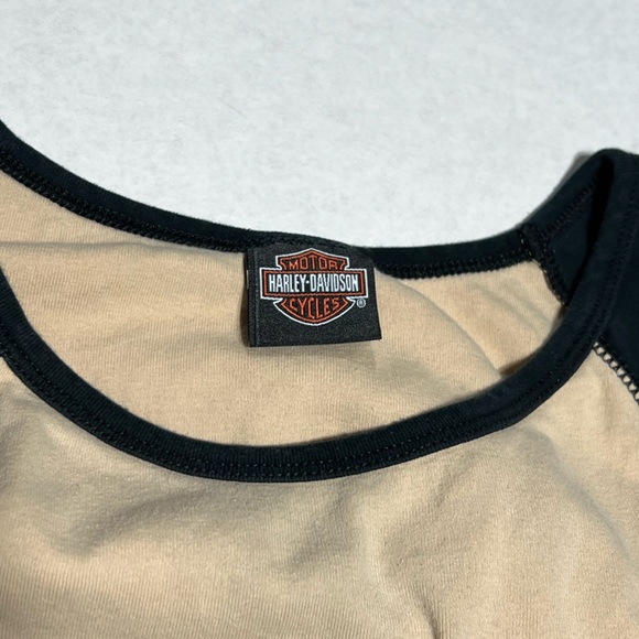 Tan Women’s Harley Davidson Tshirt size XXL - Picture 5 of 7